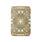 Elegant gouden barok, sierlijk ontwerp. badmat (Voorkant Verticaal)