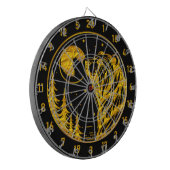 Elegant gouden Beer Dart Board Gift Dartbord (Voorkant Links)