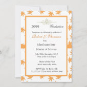 Elegant gouden bladeren afstuderen met hoge presta kaart (Voorkant)