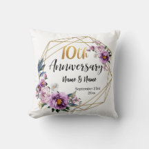 Elegant Gouden Bloem 10 Jaar Jubileum