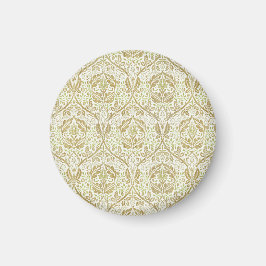 Elegant gouden bloempatroon magneet