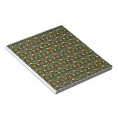 Elegant Gouden Boho Sierpatroon Notitieblok (Schuin)