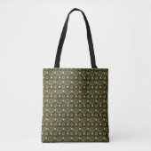 Elegant Gouden Boho Sierpatroon Tote Bag (Voorkant)