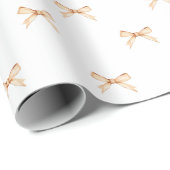 Elegant gouden boog kerstinpakpapier cadeaupapier (Rol Hoek)