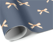 Elegant gouden boog kerstinpakpapier cadeaupapier (Rol Hoek)