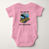 Elegant Gouden Brooklyn Logo Ontwerp Romper (Achterkant)