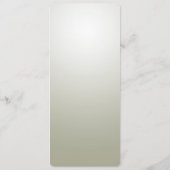 Elegant gouden  bruiloft menu (Achterkant)