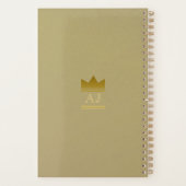 Elegant Gouden Bruiloft Planner (Achterkant)