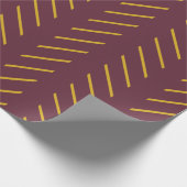 Elegant gouden Chevron inpakpapier (Hoek)