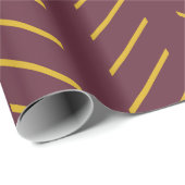 Elegant gouden Chevron inpakpapier (Rol Hoek)