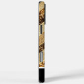 Elegant gouden chevron patroon Case-Mate iPhone case (Achterkant / Rechts)