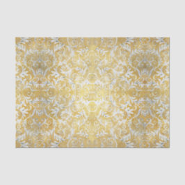 Elegant Gouden Damastpatroon Tissuepapier