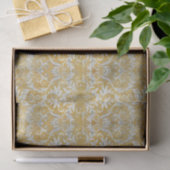 Elegant Gouden Damastpatroon Tissuepapier (Geschenk)