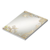 Elegant gouden decoratief Notitieblok (Linkerzijde)
