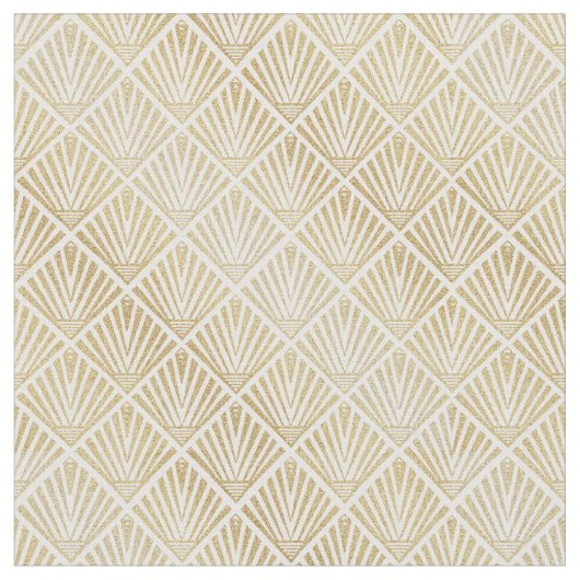 Elegant gouden diamantpalm, kunstdecodesign stof (Close Up)