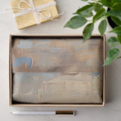 Elegant gouden en blauwe libel kunstwerk tissuepapier (Geschenk)