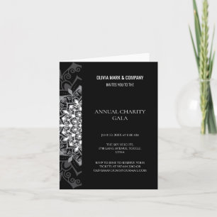 Elegant gouden en bruine liefdadigheidsgala