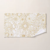 Elegant gouden florale doedels design bad handdoek (Handdoek)