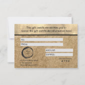 Elegant Gouden Folie en Ambachtelijk Papier (Achterkant)