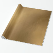 Elegant gouden folie inpakpapier (Uitgerold)