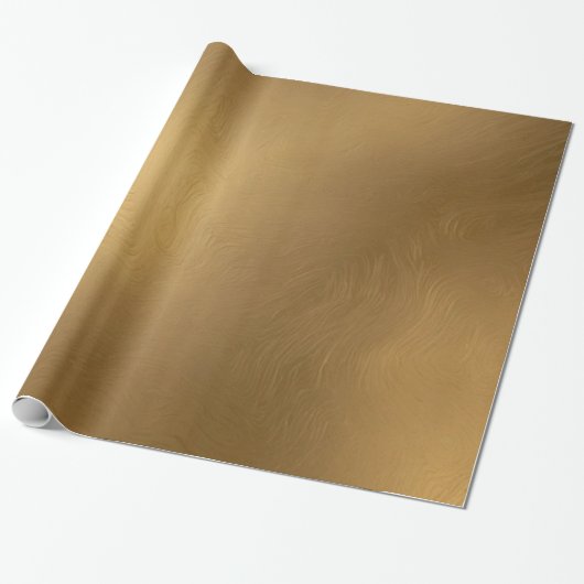 Elegant gouden folie inpakpapier (Uitgerold)