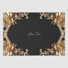 Elegant Gouden Frame Tissuepapier