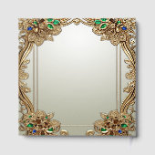 Elegant gouden  gastenboek (Achterkant)