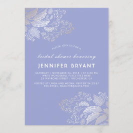 Elegant gouden gebladerte lavendel Paarse Vrijgeze Kaart