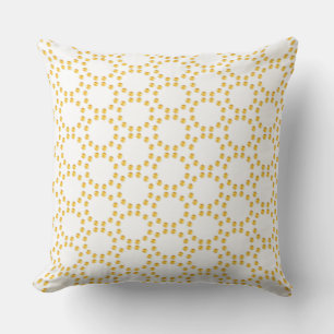Elegant gouden geometrisch patroon kussen