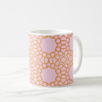 Elegant Gouden Geometrisch Patroon Modern Koffiemok