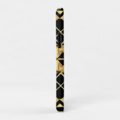 Elegant Gouden Geometrisch Patroonontwerp Case-Mate iPhone Case (Achterkant/rechts)