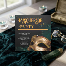 Elegant Gouden Glitter Masker Maskerade Feest