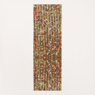 Elegant Gouden glitter sparkle pailijn patroon Yogamat