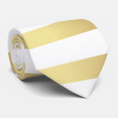 Elegant gouden lijnen stropdas (Opgerold)