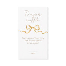 Elegant Gouden Lint Chique Luier Tombola Baby Borr