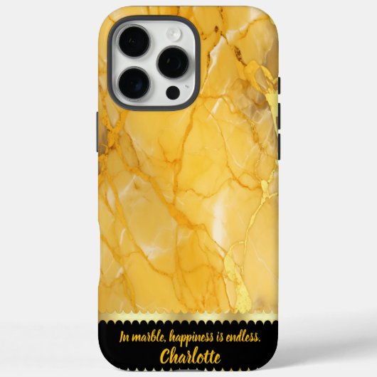 Elegant gouden marmer met ingewikkelde aderpatrone Case-Mate iPhone case (Achterkant)