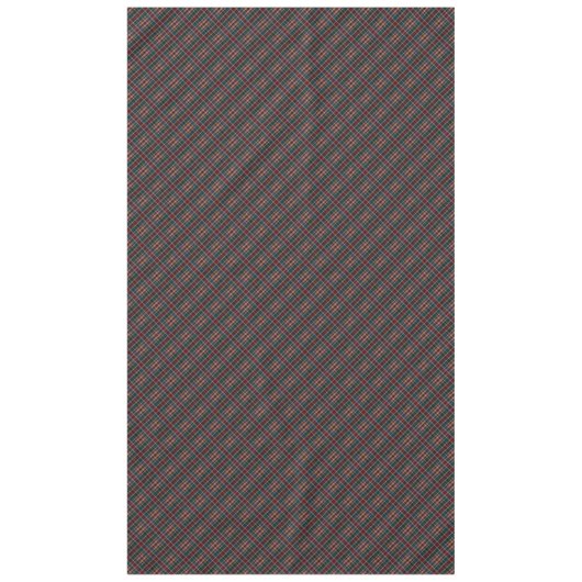 Elegant gouden monogram Plaid - Cranberry Blue Bla Tafelkleed (Voorkant)