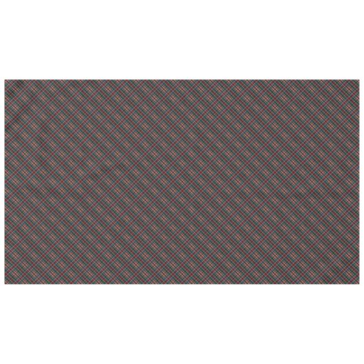 Elegant gouden monogram Plaid - Cranberry Blue Bla Tafelkleed (Voorkant (Horizontaal))