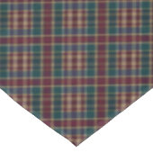 Elegant gouden monogram Plaid - Cranberry Blue Bla Tafelkleed (Gekanteld)