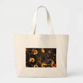 Elegant gouden nautilus ontwerp grote tote bag (Voorkant)