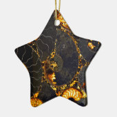 Elegant gouden nautilus ontwerp keramisch ornament (Links)