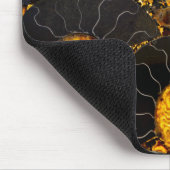 Elegant gouden nautilus ontwerp muismat (Hoek)