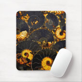 Elegant gouden nautilus ontwerp muismat (Met muis)