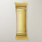 Elegant Gouden Ontwerp Lichaamskussen (Voorkant Verticaal)