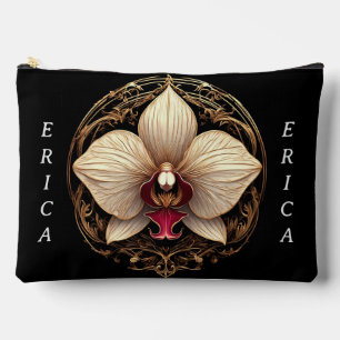 Elegant Gouden Orchidee Ontwerp Etui