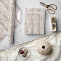 Elegant Gouden Parel Glans Witte Abstract Patroon