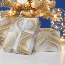 Elegant Gouden Parel Glans Witte Abstract Patroon