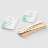 Elegant Gouden Peacock Trouwprogramma Hand Fan Handwaaier (Niet-gemonteerd)