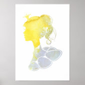 Elegant gouden prinses poster (Voorkant)