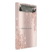 Elegant gouden roos glitter, klembord (Schuin)